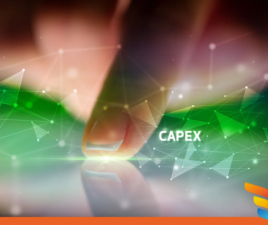 Why Now Is the Time to Plan Your 2026 CAPEX Projects this image shows a finger pressing down on Capex symbol