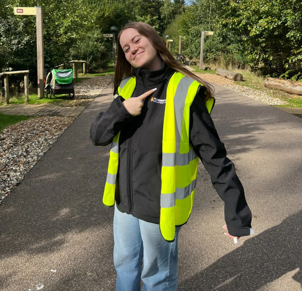 This image shows marketing apprentice Lolah Thompson