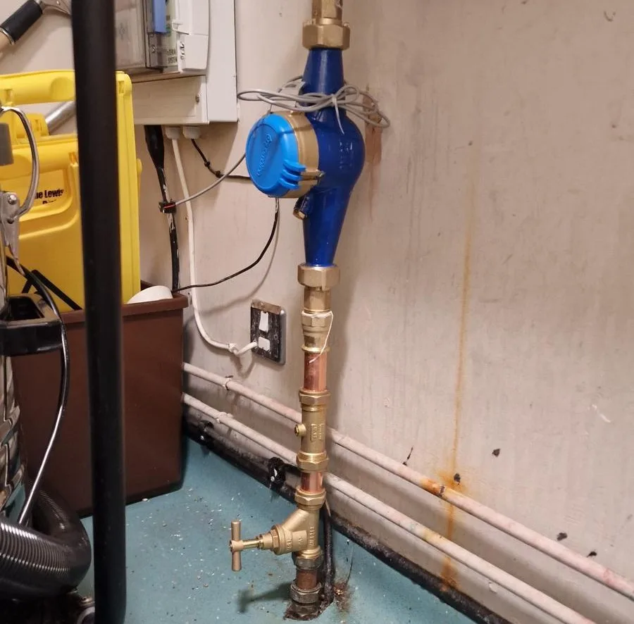 Stay Ahead Of Potential Water Damage this image shows a mains water stop cock