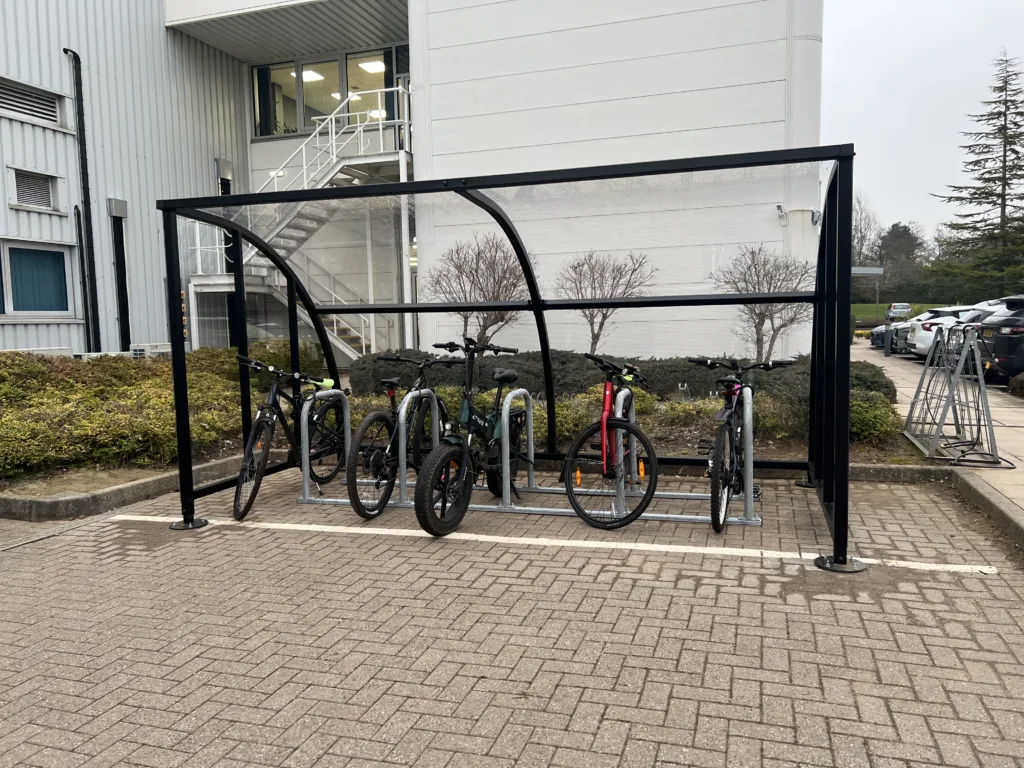 Bike Shelter Installation at Makita.