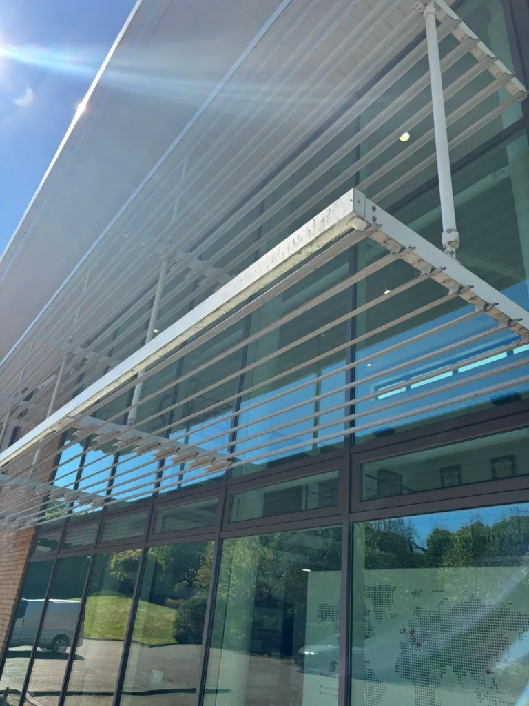 Louvre Sun Shade repair at Madison