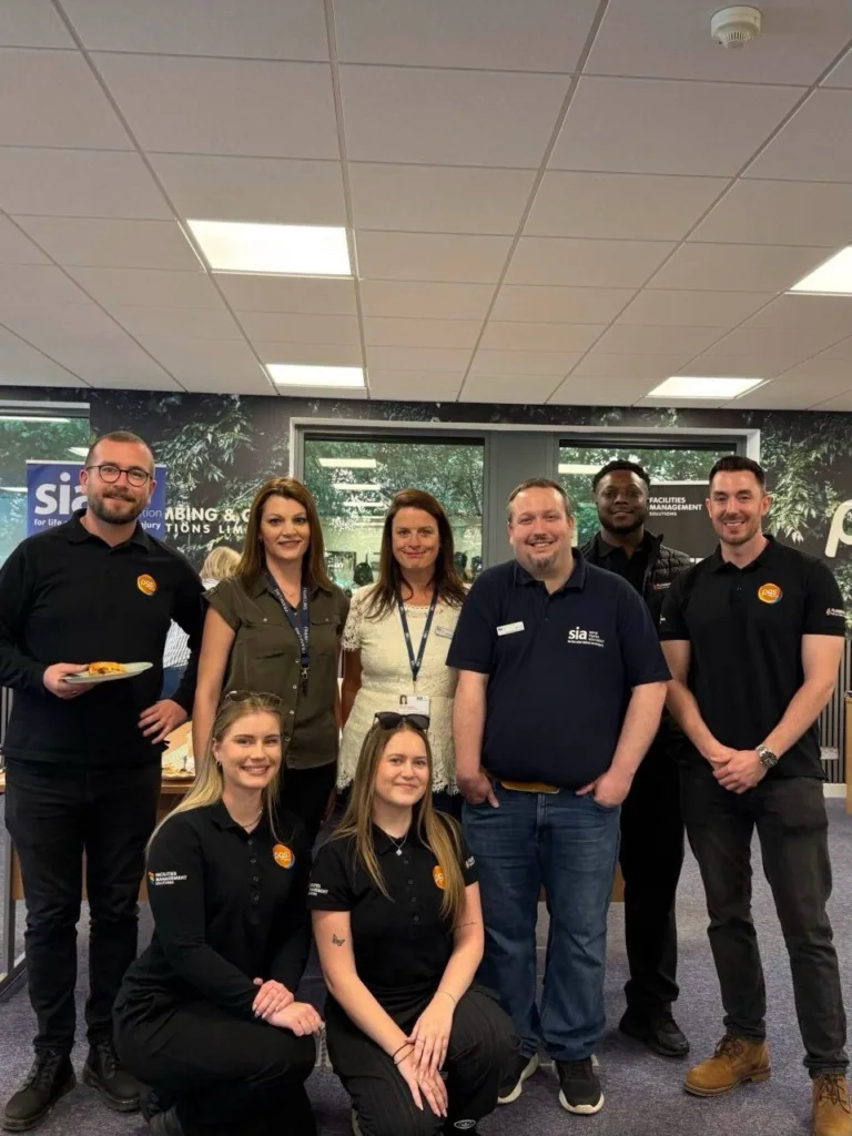 Group picture at the bake off
