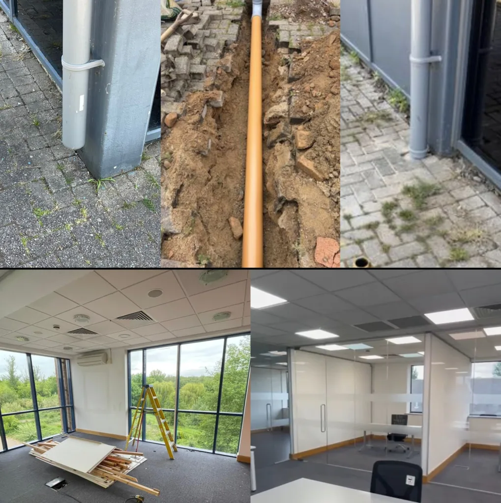 Drainage works and a dilapidations project