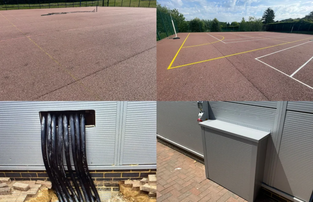 line marking projects, cable management